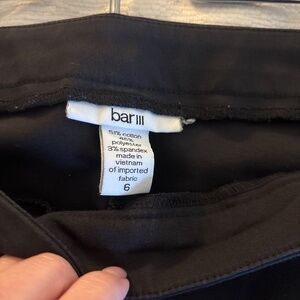 Bar III Black Ankle Pants Size 6